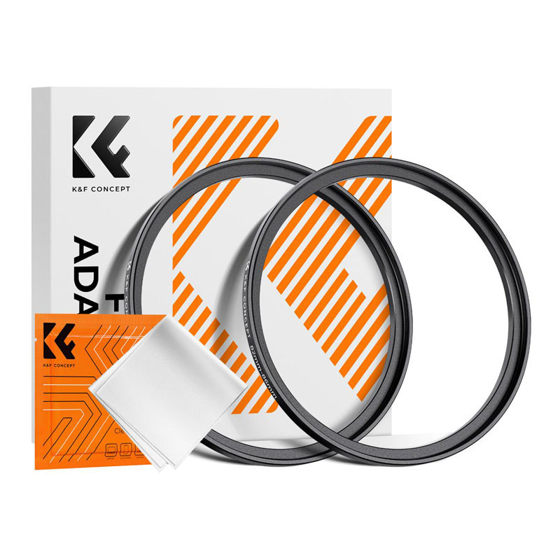 K&F Concept 82-86mm Step Up gyűrű (2db)-0