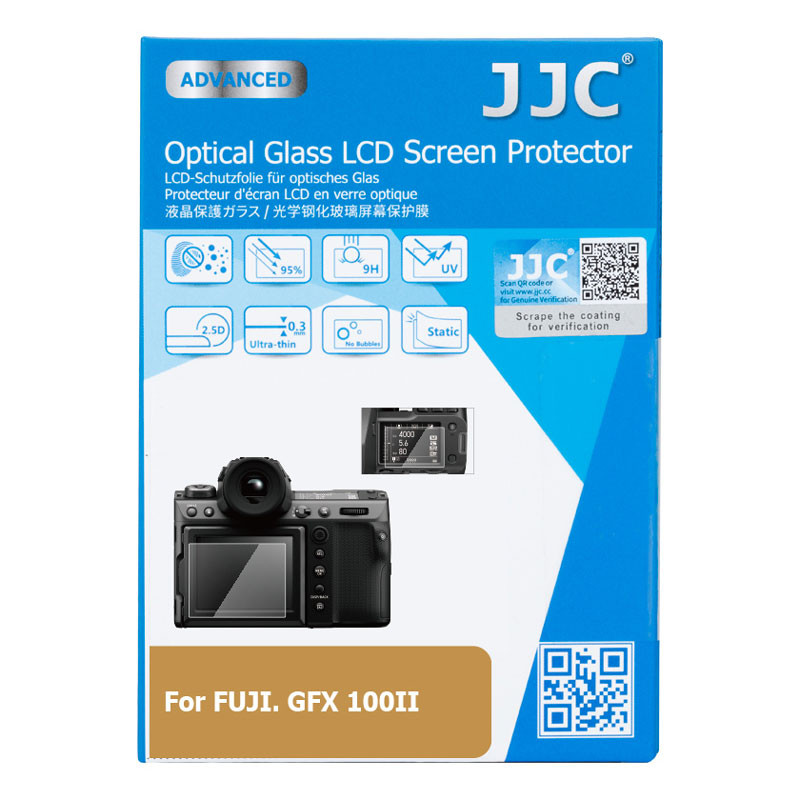 JJC GSP-GFX100II LCD védő üveg Fujifilm GFX 100II-höz-0