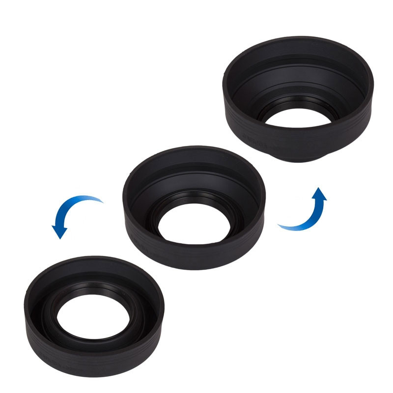 Caruba Gumi napellenző 3in1 52mm-1