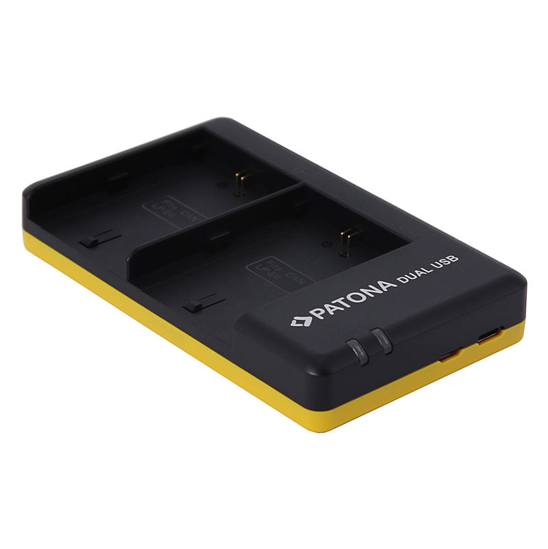 Patona Slim Micro-USB töltő Canon LP-E6 akkumulátorhoz-0
