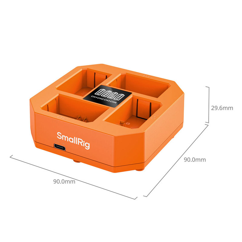 Smallrig 4839 NP-FZ100 4-Channel Camera Battery Charger-4