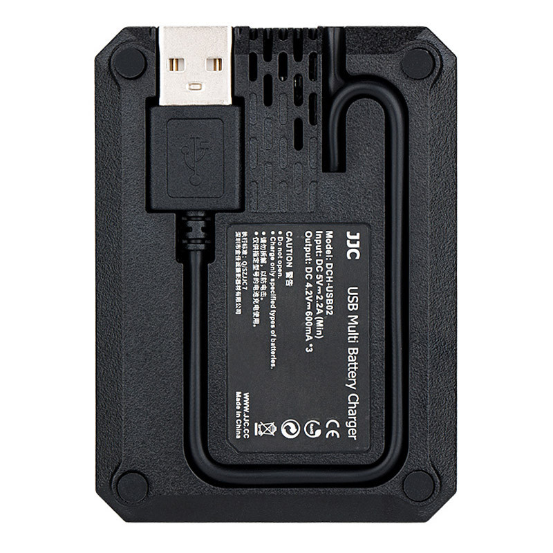 JJC DCH-NPBX1T USB Multi akkumulátor töltő-2