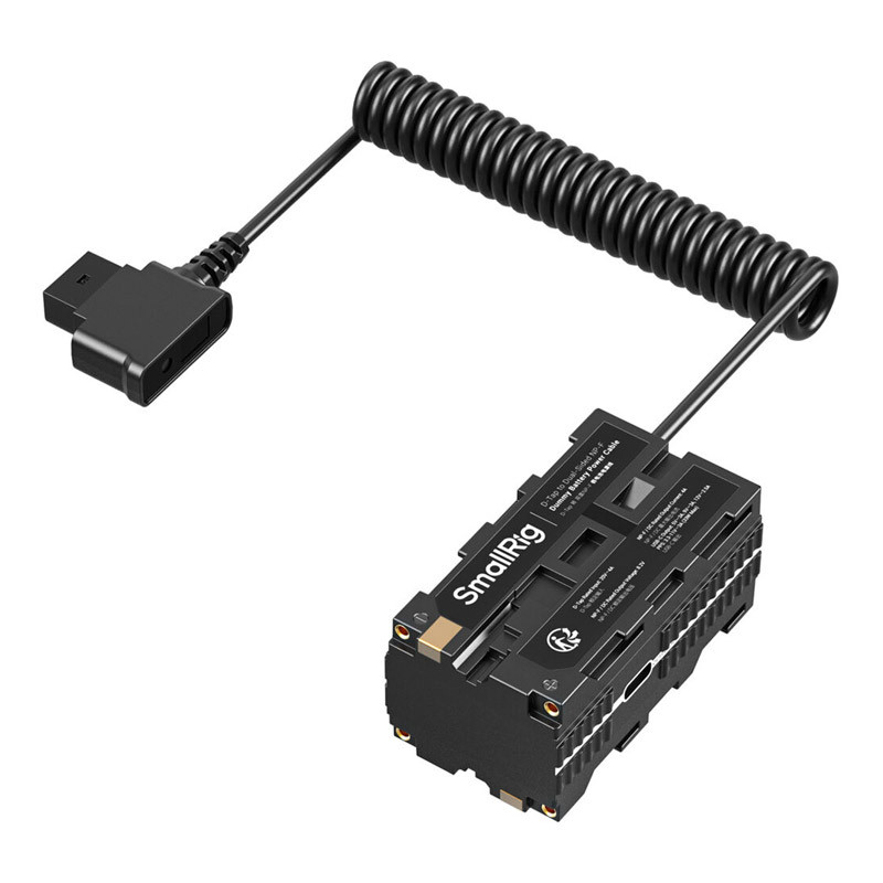 Smallrig 4884 D-Tap to Dual-Sided NP-F Dummy Battery Power Cable-0