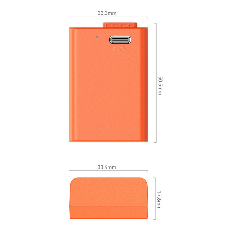 Smallrig 4967 EN-EL25 USB-C Rechargeable Camera Battery (Orange)-5