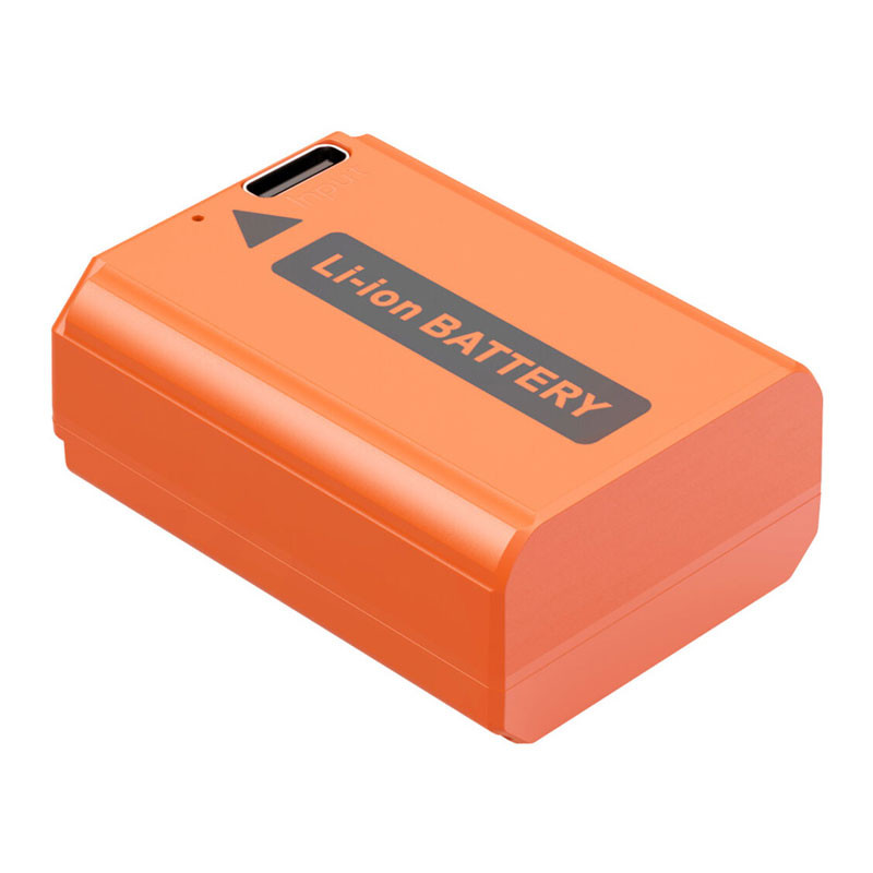 Smallrig 4965 NP-FW50 USB-C Rechargeable Camera Battery Orange-0