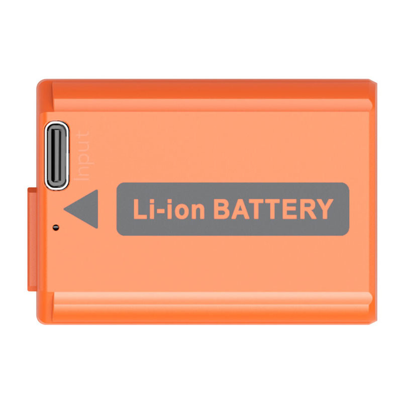 Smallrig 4965 NP-FW50 USB-C Rechargeable Camera Battery Orange-2