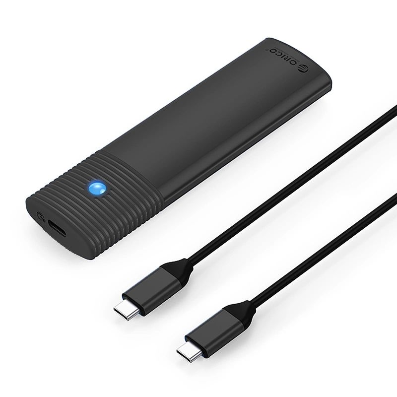 Orico PWM2 M.2 NGFF SATA USB-C 5Gb/s lemezház - Fekete-0
