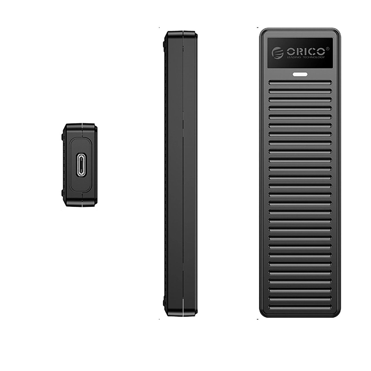 Orico DDM2-C3 M.2 NVME USB-C 3.2 10Gb/s Lemezmeghajtó - Szürke-1