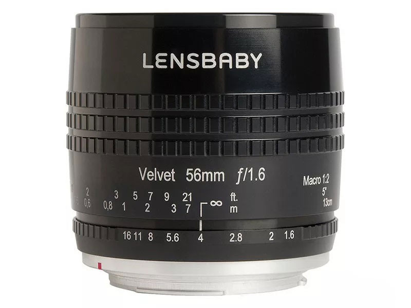 Lensbaby Velvet 56 fekete objektív (Nikon F)-0