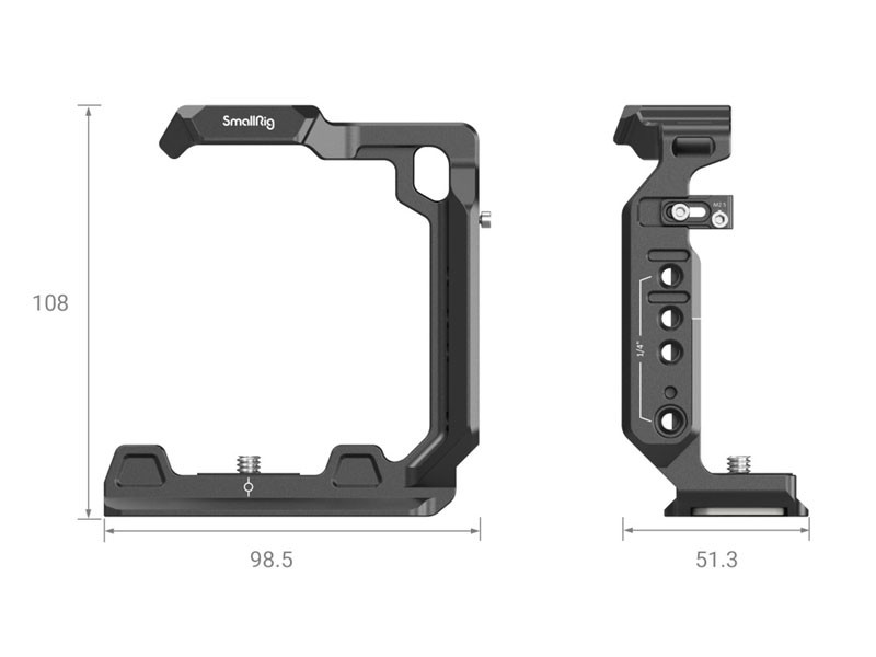 Smallrig Camera Half Cage (Sony A7IV/A7SIII/A1/A7RIV 3639-2