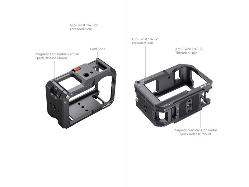 SmallRig Cage for DJI Osmo Action 3 4119-1