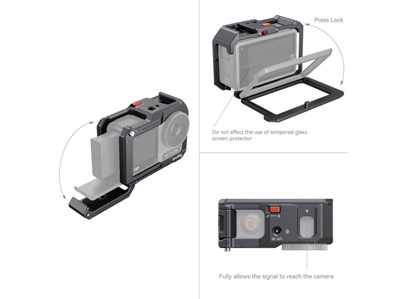 SmallRig Cage for DJI Osmo Action 3 4119-3
