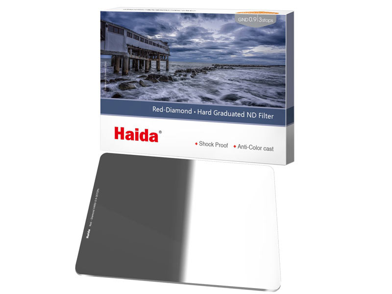 Haida 62897 Red Diamond Hard Grad ND0.9 filter 100x150mm-es-0