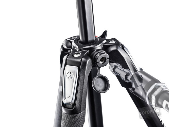 Manfrotto MK190X3-2W fekete alumínium állvány FLUID-os fejjel-3