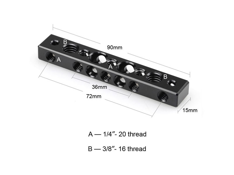 SmallRig Cheese Bar 1/4 és 3/8-as csavar furat 1091-1