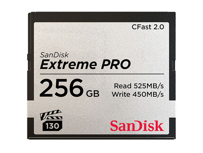 Sandisk 256 GB Extreme Pro CFast 2.0 VPG130 525 mb/s-0