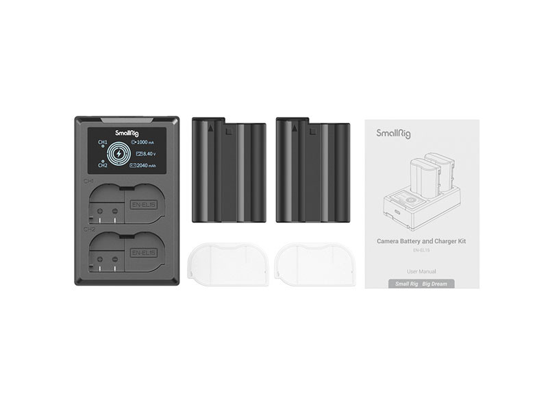 Smallrig EN-EL15 akku és akkutöltő szett 3820-5