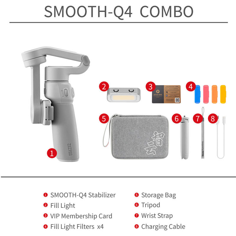 Zhiyun Smooth-Q4 Combo telefon gimbal-4