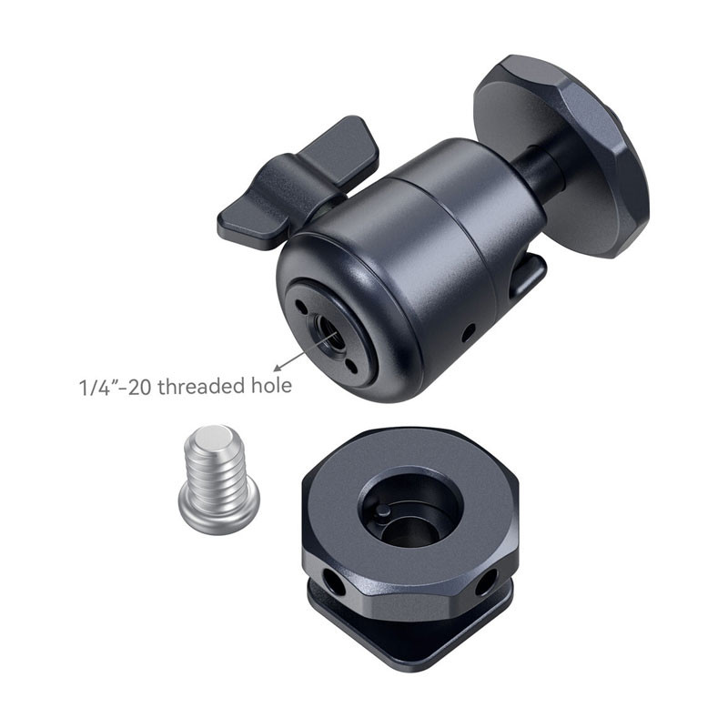 Smallrig 2948 mini gömbfej levehető vakupapuccsal (2db)-2