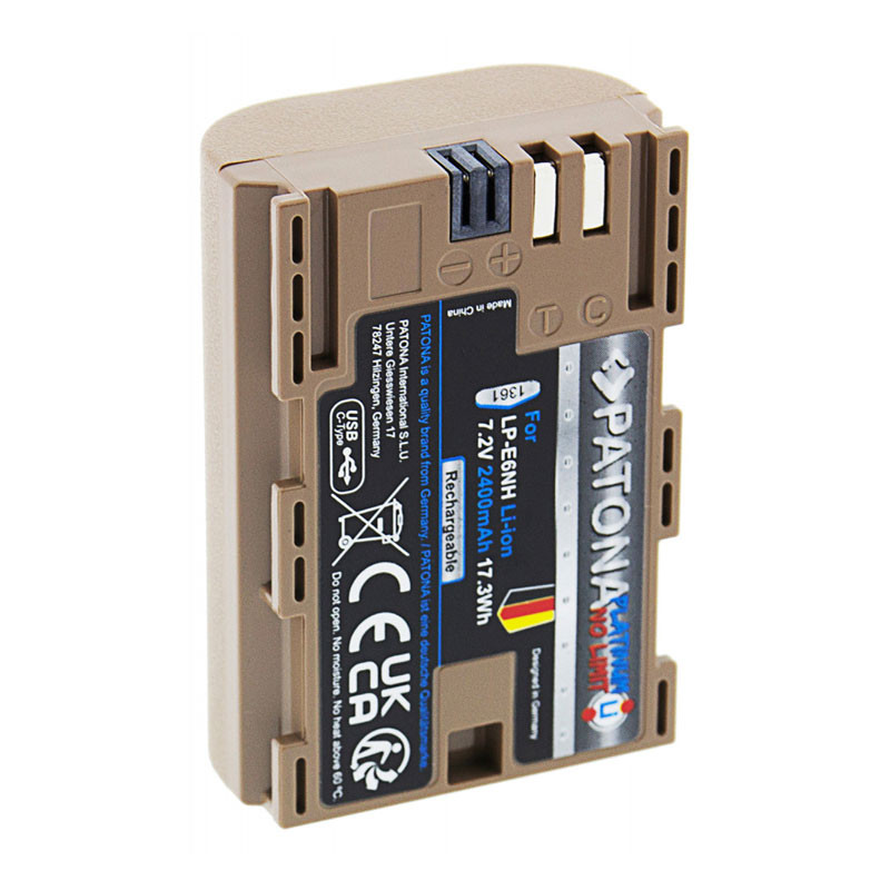 Patona LP-E6NH Platinum akkumulátor (USB-C) Canon EOS R5/R6/R6II/R7-4