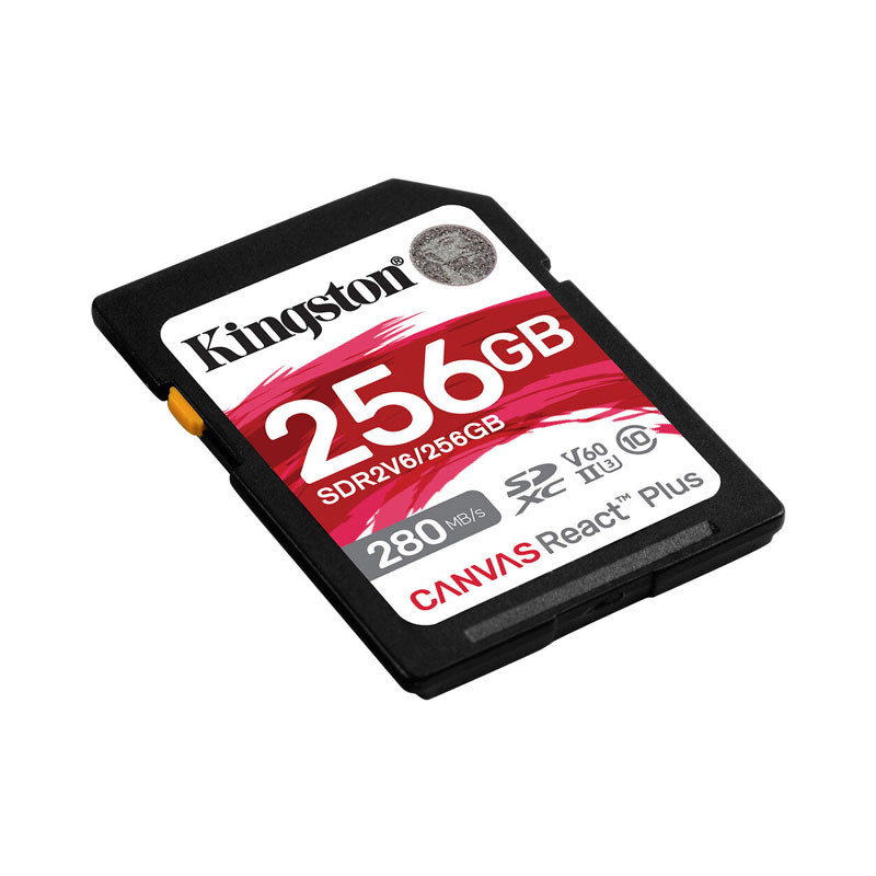 Kingston SDXC 256GB Canvas React Plus UHS-II 280R/150W U3 V60 memóriakártya-2