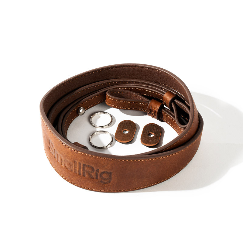 Smallrig 5209 Universal Leather Camera Shoulder Strap, Brown-3