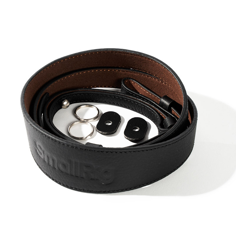 Smallrig 5208 Universal Leather Camera Shoulder Strap Black-3