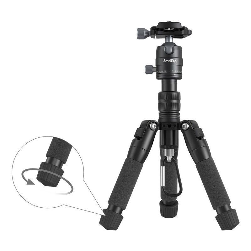Smallrig 4289 VT-20 alumínium mini tripod-3