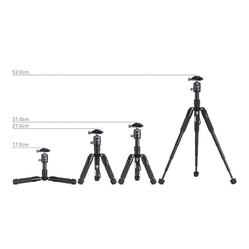 Smallrig 4289 VT-20 alumínium mini tripod-5