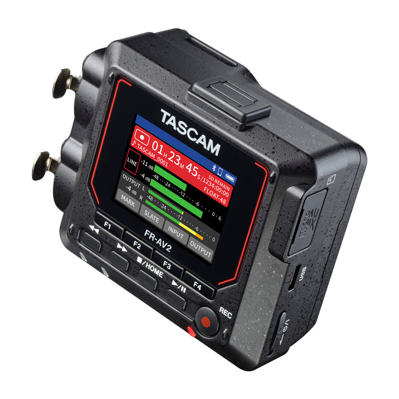 Tascam FR-AV2 Compact 32-Bit-Float Field Recorder-2