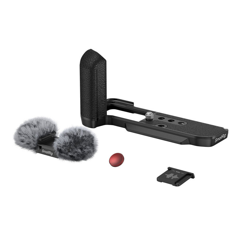 Smallrig 4876 L-Shape Mount Plate With Silicone Handle For Fujifilm X-M5 Black-2