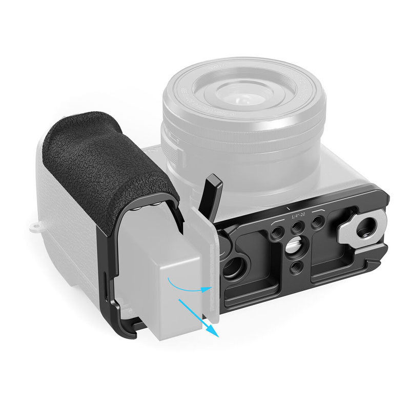 Smallrig 5061 L-Shape Mount Plate With Silicone Handle For Sony A6700-2