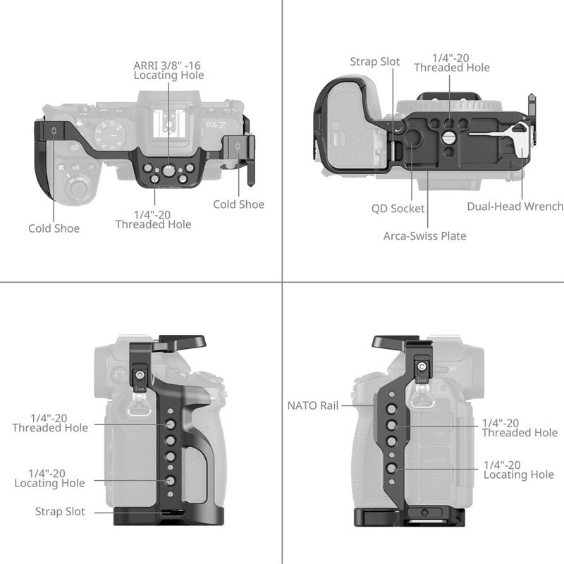 Smallrig 4980 Cage For Nikon Z50 II-1