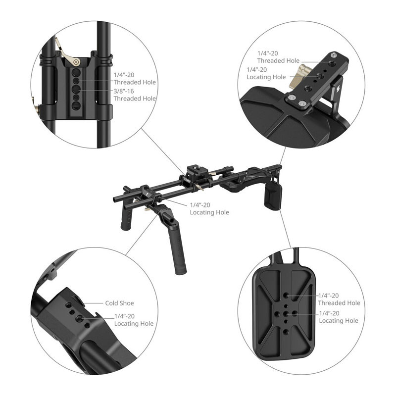 Smallrig 4480 Shoulder Rig Kit Classic Version-2