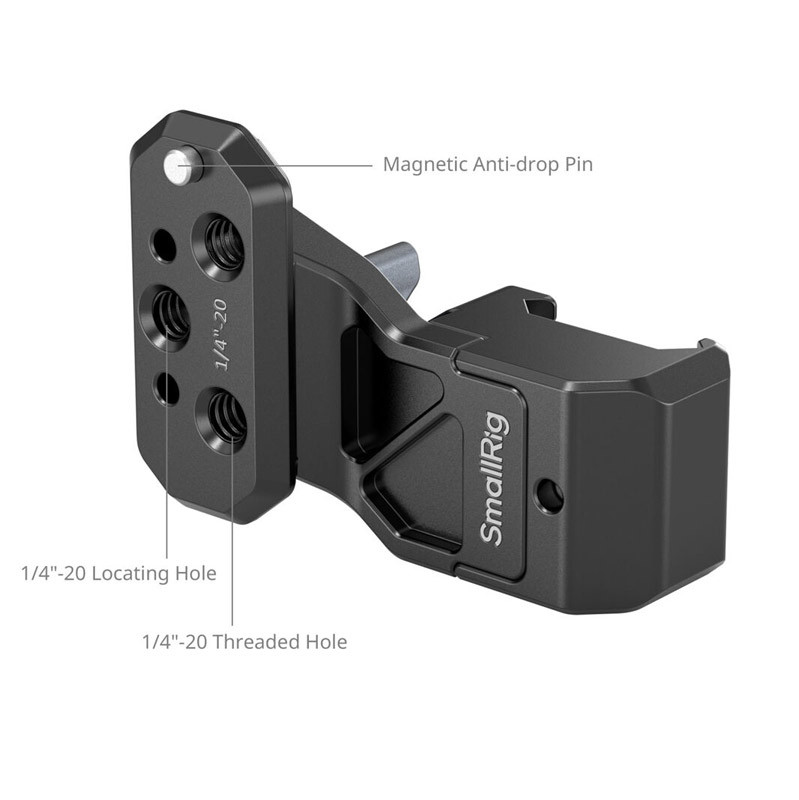 Smallrig 4458 Side Handle Extension Adapter Part With Nato Clamp-2