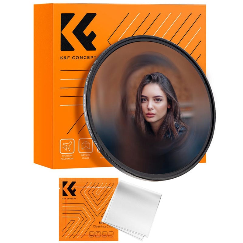 K&F Concept 58mm Spiral Halo Swirl effektszűrő-0