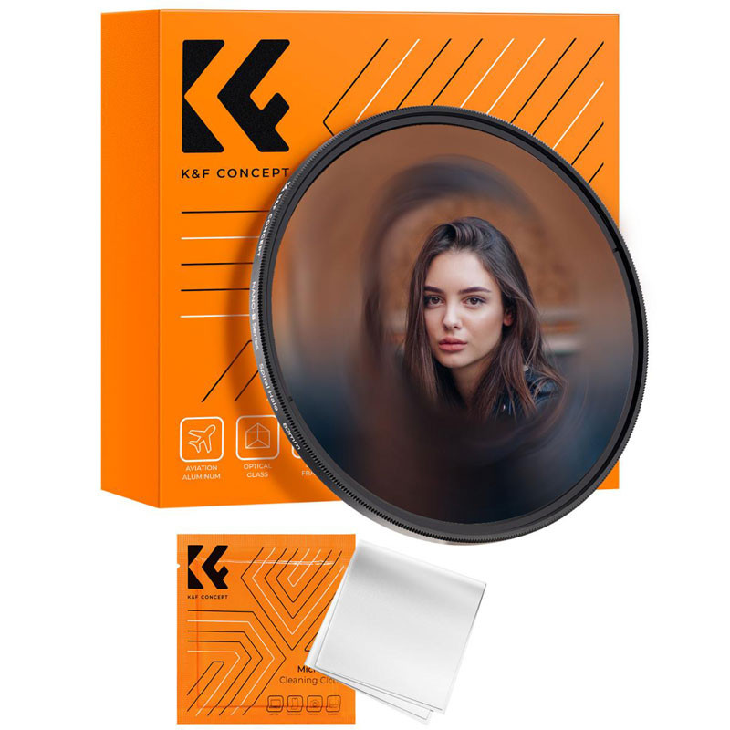 K&F Concept 67mm Spiral Halo Swirl effektszűrő-0