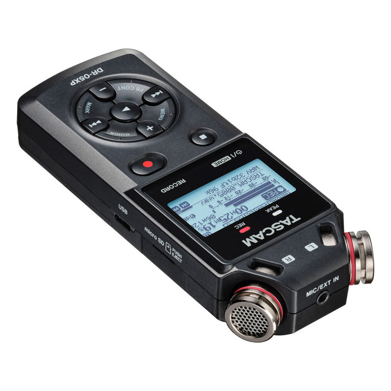 Tascam DR-05XP, hordozható, 2 csatornás sztereó hangrögzítő-2