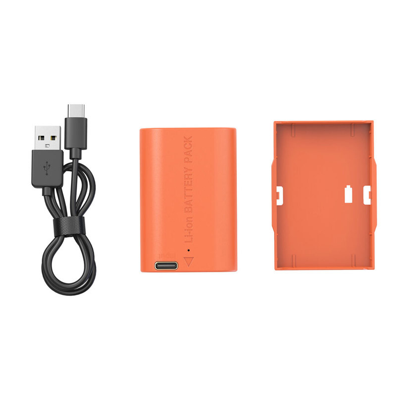 Smallrig 4968 LP-E6NH USB-C Rechargeable Camera Battery Orange-6