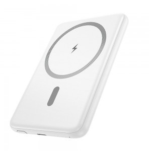 HOCO powerbank 5000 mAh ultra vékony kompatibilis MagSafe PD QC 2A 20W J140A fehér