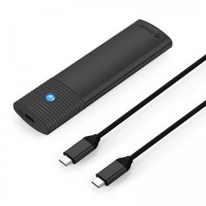 Orico PWM2 M.2 NGFF SATA USB-C 5Gb/s lemezház - Fekete