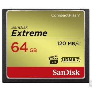 SanDisk Extreme 64GB CF memóriakártya 120MB/sec