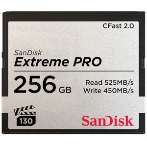 Sandisk 256 GB Extreme Pro CFast 2.0 VPG130 525 mb/s