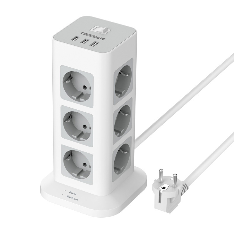  Elosztó USB porttal Tessan TS-TPS04-DE (fehér)-0