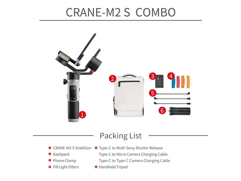 Zhiyun Crane M2S Combo-2