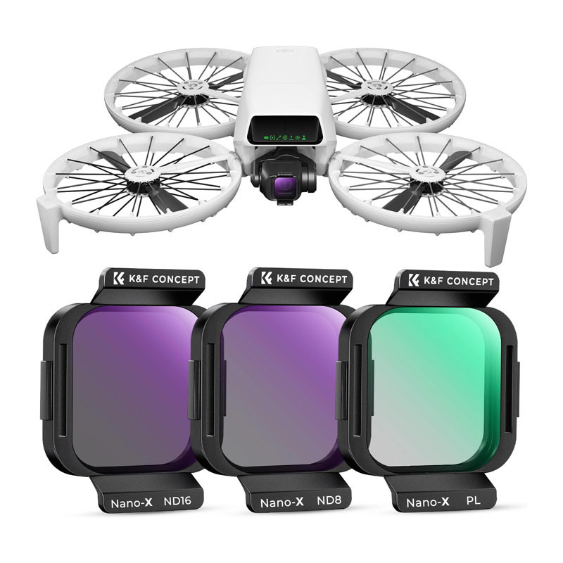 K&F Concept DJI Flip 3 darabos szűrő készlet (CPL+ND8+ND16)-0