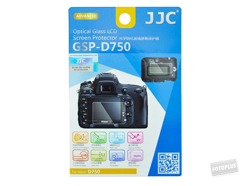 JJC GSP-D750 LCD kijelző védő üveg-0