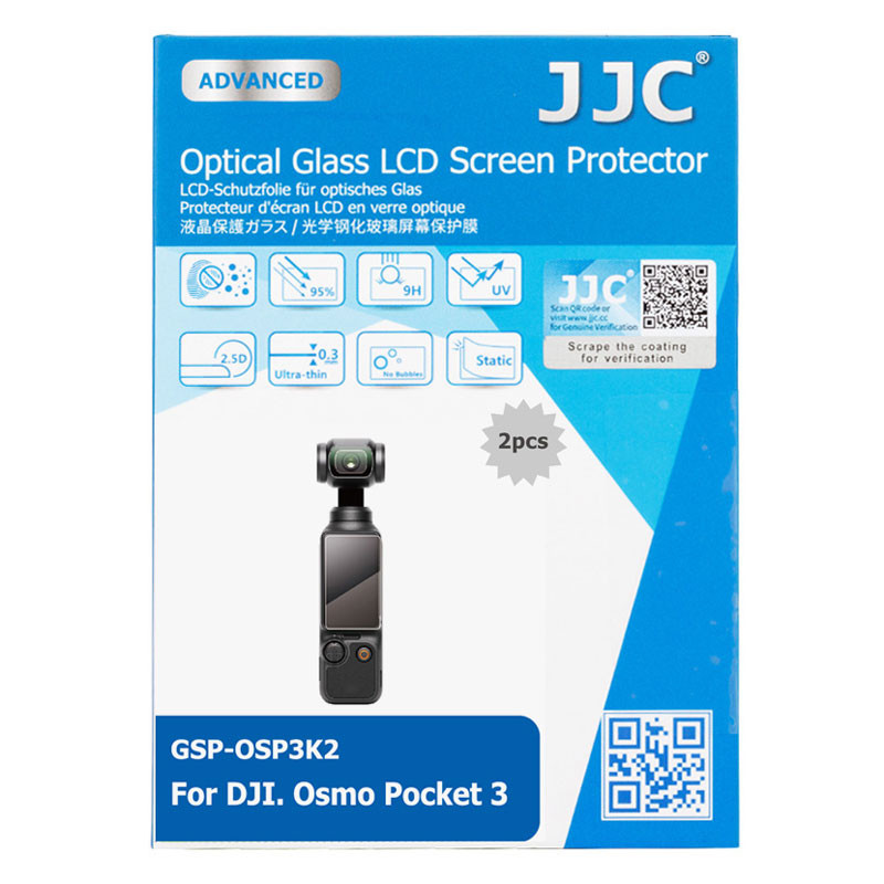 JJC GSP-OSP3K2 LCD védő DJI Osmo Pocket 3-hoz-0