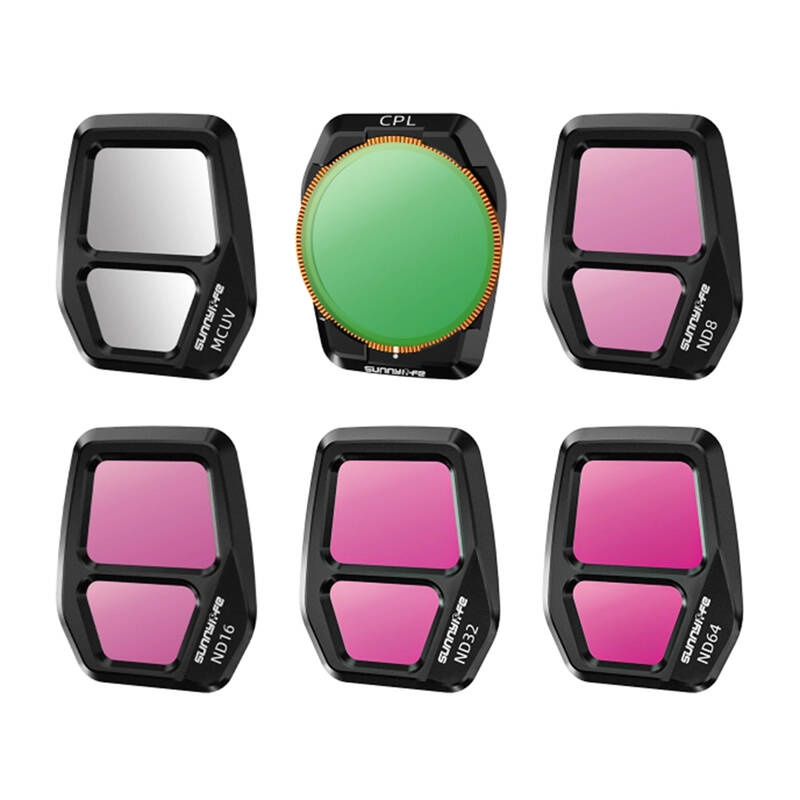 Sunnylife Lens Filter A3S-FI929 6db keverék szűrőkészlet AIR 3S-hez-0