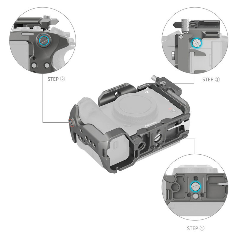 Smallrig 4770 Hawklock Quick Release Cage Kit Sony FX3/FX30-3